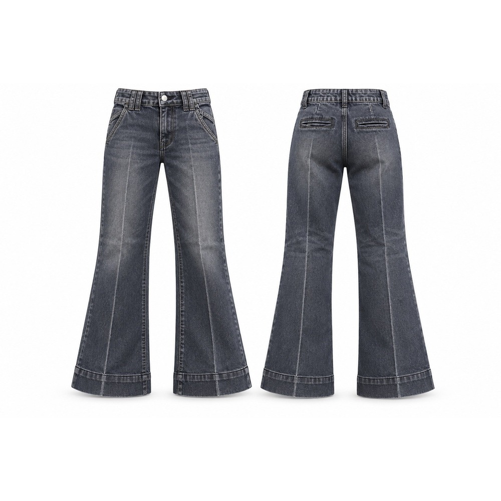 KUT From  Kloth jeans womens 4x31 Wide Leg High Rise crease slash pockets